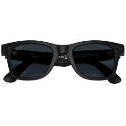 Умные очки Ray-Ban Meta* Wayfarer Gen 2 Matte Black, Фотохромные линзы Clear to Grey Transitions (RW4012), размер L